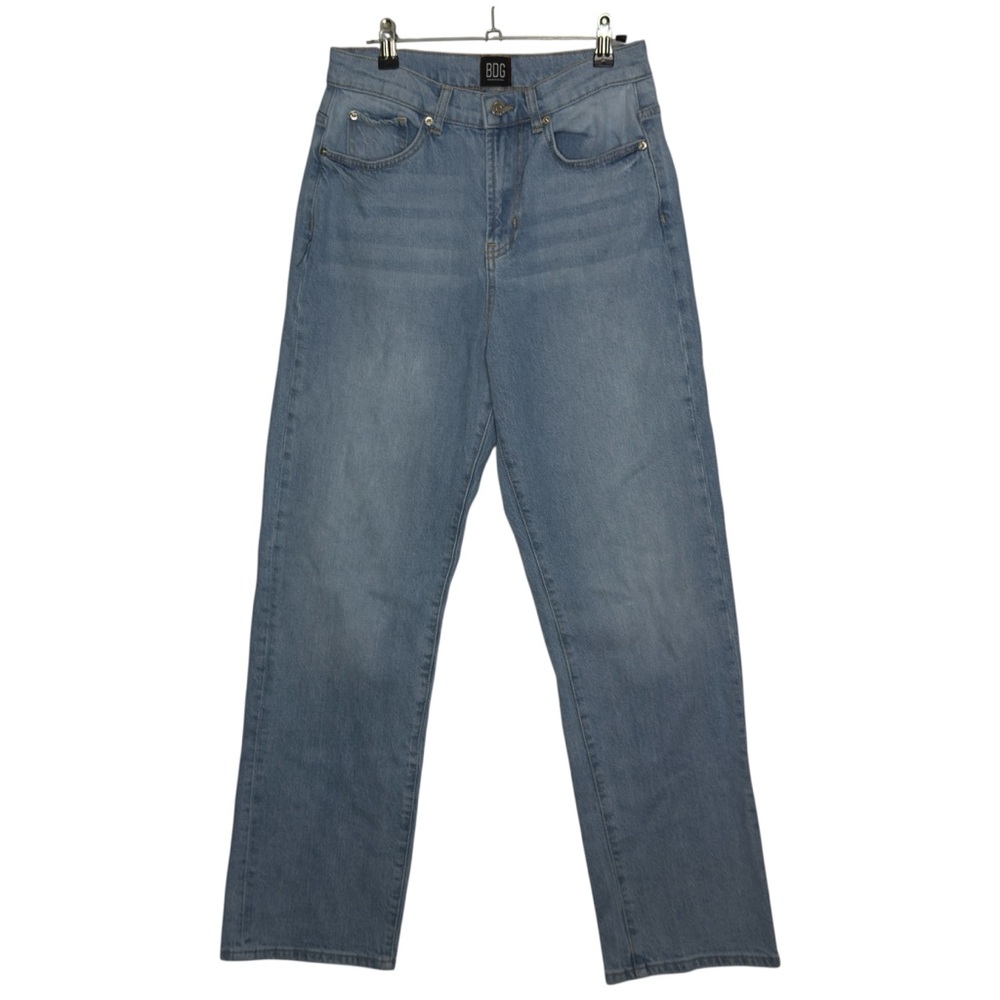BDG Stretch‎ Cowboy Jeans Relaxed Straight Leg High Rise Light Wash Size 28
